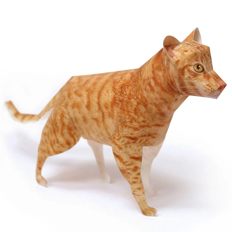 Ocicat Cat Orange Tabby Origam - Art Craft Cat ulasan dan harga